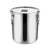 Cubo de Arroz Doméstico de Acero Inoxidable 304 Espesado a Prueba de Insectos a Prueba de Humedad Almacenamiento de Aceite Grano Té Cubo Sellado Tarro de Almacenamiento de Gran Capacidad
