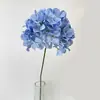 Nova flor artificial de haste única, grande hortênsia, para decoração de arco de casamento, fundo de salão de casamento e arranjo de cena