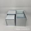 Atacado Balde de Ferro Metálico Branco Simples Vaso de Flores Galvanizado Quadrado de Parede Pendurado Vaso de Flores Decorativo Combinação Modelo Transfronteiriço Estoque Pronto
