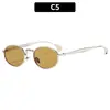 Nuevas Gafas de Sol de Lujo Ligero con Montura Ovalada para Mujer, Gafas de Alta Gama, Gafas de Sol con Protección Solar, Gafas de Sol de Moda Europeas y Americanas Transfronterizas