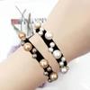 Cuerda para la cabeza de perla, estilo coreano para estudiantes, anillos sencillos para el cabello, cuerda para el cabello estilo Mori para mujeres, cuerda para la cabeza Marubeni, banda de goma con cubierta de cuero
