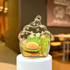 Llavero Colgante Luminoso de McDonald's con Relleno de Aceite Colgante para Mochila de Pareja Regalo Pequeño Actividad Venta al por Mayor