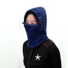 Mascarilla de Invierno para Ciclismo al Aire Libre a Prueba de Viento Gorro de Tigre Volador Capucha de Forro Polar Engrosada Cálida Gorro de Nieve Máscara