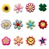 Serie de Plantas y Flores Charms para Zapatos Accesorios Goma Suave de PVC Clips de Decoración para Zapatos Venta al por Mayor en Stock