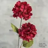 Casamento Estilo Chinês Estilo Vermelho Decoração de Guia de Estrada Arranjo de Flores Artificiais Flor de Teto Cerimônia de Noivado Arranjo de Banquete Arte com Flores Artificiais de Casamento