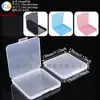 Caja de Plástico Transparente Cuadrada Caja de Almacenamiento PP Accesorios Equipo de Pesca Tapones para los Oídos Caja Cuadrada Caja de Almacenamiento de Plástico Multiusos