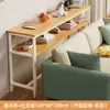 Mesa estrecha para hueco de cama, estante de almacenamiento para el pie de la cama, mesa larga extremadamente estrecha, de pie contra la pared, gabinete estrecho para hueco de cama, almacenamiento multicapa