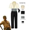 Filme da Vida Real One Piece Zoro Conjunto Completo de Cosplay Animação Bidimensional Cosplay Zoro Cosplay