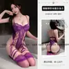 Lingerie sexy, body de retalhos em renda, uniforme de tentação para boate, alças fixas para flertar