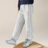 Calça Casual de Outono para Meninas Kuromi Collab 2026 Novo Estilo Calça Patchwork com Renda Lateral Venda por Atacado
