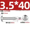 Tornillos Autorroscantes de Acero Inoxidable 316, Cabeza Redonda Ranurada, Tornillos para Madera de Cabeza Plana Extendida Yb845M2M3M4M5M6