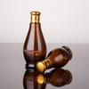 Botella de calabaza única color té 10/20/30/50/100ml multi-especificación botella de aceite esencial botella cuentagotas pequeña transparente color té
