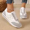 Comercio Exterior Transfronterizo Zapatilla de Deporte para Mujer Zapatos con Cordones Versátiles Zapatos para Mujer Primavera y Otoño 2024 Zapatos Ligeros Suaves y Cómodos para Mujer