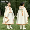 Nuevo Impermeable Infantil para Estudiantes de Primaria con Espacio para Mochila, Impermeable y a Prueba de Tormentas, Adecuado para Niños y Niñas que Van a la Escuela