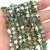 Estrela Preta de Cinco Pontas com Revestimento Nano Galvanizado Contas Acessórios Manuais DIY Joias Produtos Semi-Acabados Botões Contas Redondas Contas Soltas