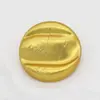 Botones Redondos Metálicos Cóncavos-Convexos Retro Versátiles para Trajes, Abrigos, Chaquetas, Prendas Superiores y Accesorios de Vestimenta