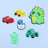 Nuevo Pegatina de Goma Suave de PVC de Dibujos Animados Dinosaurio Imán para Refrigerador de Coche Agujero Hebilla de Zapato Funda de Teléfono Adorno DIY Accesorios