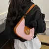 Diseño de Nicho Color de Contraste Bolso Pequeño para Mujer 2025 Nueva Moda Retro Bolso de Hombro Debajo del Brazo Bolso de Mano Casual