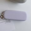 Estuche para gafas de alta calidad de estilo japonés para mujer, de color sólido, ligero, portátil, anticompresión, para estudiantes, sencillo, para miopía