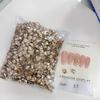 720 champanhe cristal ponta diamante grande tamanho pequeno gota d'água quadrado gordo coração torto joias de unhas atacado