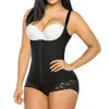 Ropa Moldeadora de una Pieza de Comercio Exterior, Body Moldeador de Abdomen y Levantamiento de Glúteos, Ropa Interior Moldeadora, Ropa Moldeadora, Pantalones Moldeadores de una Pieza con Cremallera Triángulo