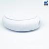 Palo de madera perforado bola de baño pulidora de EVA Blanco eva de alta elasticidad espuma abrasiva bloque de baño ovalado