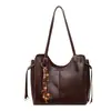 Bolso Tote Retro de Gran Capacidad de Venta Caliente Transfronteriza para Mujer 2026 Nuevo Bolso Tote Casual Simple de Gama Alta para el Hombro