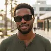 Moda Urbana Europea y Americana Marco Cuadrado Retro Versátil Gafas de Sol Nueva Moda al Aire Libre Ciclismo Protección Solar Gafas de Sol Transfronterizas