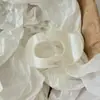Grampo de Cabelo Abalone Cor Café com Leite de Alta Qualidade Grampo Presilha Plana na Parte de Trás da Cabeça Elegante Presilha para Rabo de Cavalo Acessório de Cabelo Novo Estilo