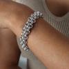 Europeo y Americano Exagerado Nuevo Metal OT Hebilla Pulsera Collar Set Transfronterizo Versátil Cadena Gruesa Pareja Nicho Joyería