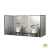 Bafle de Aceite de Acero Inoxidable Engrosado Cocina Salteado Anti-Salpicaduras de Aceite Bafle Estufa de Gas Resistente a Altas Temperaturas Campana Extractora Bloque de Aislamiento Térmico
