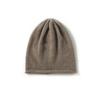 100% Cachemira Otoño e Invierno 2026 Nuevo Sombrero para Mujer Casual Color Puro Borde Enrollado Cortavientos Cálido Tejido con Protección para las Orejas