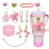Botella de Agua Térmica Stanley Tapón Antipolvo Taza con Popote Tapa de Taza Correa de Mano Cordón para Botella de Agua Múltiples Estilos Versátiles Set