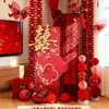 Decoración de Habitación de Boda con Letreros de Boda Feliz, Letrero de Bienvenida en Tablero KT, Decoración para el Dormitorio y la Sala de Estar de la Novia, Bata de Baño, Fondo para Fotos de Boda