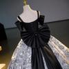 2026 Novo Elegante Vestido de Tutu de Performance Vocal Solo Estilo Francês para Mulheres