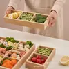 Acompañamientos para Hot Pot, Plato de Nueve Compartimentos, Bandeja de Frutas Secas, Juego de Accesorios, Bocadillos para el Té, Bandeja de Hielo, Bandeja de Bocadillos para el Hogar, Bandeja para el Té