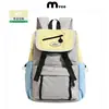 Mochila Ligera de Bloques de Color para Estudiantes Universitarios Mujeres 2026 Gran Capacidad Mochila de Viaje y Ocio Logo Personalizado Diseño Ligero