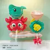 Juguetes Transfronterizos Nuevo Girasol de Ducha Infantil Juego de Baño para Bebé Baño Spinner Juguete de Baño para Bebé