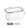 Caja de Almacenamiento para Refrigerador Drenaje Caja Conservadora Grado Alimenticio Especial Refrigeración Congelado Sellado Conservación Fresca Cocina Caja para Frutas y Verduras