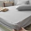 Sábana de algodón grueso de algodón crudo, vieja y gruesa, de una pieza, lavable a máquina, para dormitorio de estudiantes, juego de tres piezas de lino y algodón