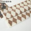 Tejido de Felpa de Cordero Engrosado Forro Cálido Felpa de Muñeco Terciopelo Jacquard con Textura Felpa Plush Tejido para Ropa Ramo Hecho a Mano