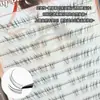 Princesa Mengduo vê cílios postiços frios e falsos selvagens bagunçados simulação haste transparente segmentação natural iniciante