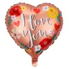 Globo de Película de Aluminio Español de Amor de 18 pulgadas Amor Día de San Valentín Chino Boda Arreglo de Globos Romántico para Confesión