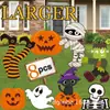 2025 Venta Caliente Transfronteriza Tarjeta de Halloween Calabaza Bruja Gato Decoración de Tarjeta para Patio Exterior Césped