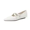 Zapatos Mary Jane de Piel de Vaca de Primera Capa para Mujer, Zapatos de Una Sola Hebilla Doble con Tira Cruzada y Tacón Bajo, Zapatos de Boca Baja Estilo Nuevo Primavera, Talla de Zapato para Mujer 40