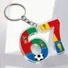 Mundial de Futebol 2026 Transfronteiriço Novo 67 Acrílico 2D Chaveiro Pingente Troféu Presente