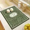 Tapete Drenante para Encimeras de Cocina, Tapete Absorbente de Agua, Tapete Aislante de Calor sin Lavado, Tapete de Goma Antisalpicaduras y Antideslizante para Lavar Platos, Tapete Fácil de Limpiar y de Secado Rápido