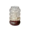 Copo de Vidro para Café com Canudo, Copo de Suco de Vidro Borossilicato Alto, Copo Nuvem, Copo Espiral, Copo Robusto para Bebidas Geladas, Copo para Milk Tea