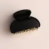 Presilha de cabelo feminina pequena, elegante e versátil, estilo coreano; garra de cabelo; presilha para franja; pequeno acessório de cabelo elegante