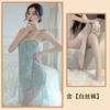 Noite Dourada Lingerie Sexy Tentação Sexy Renda Alça Pijama Camisola Roupas de Casa Solta Perspectiva Vazado Novo Estilo
